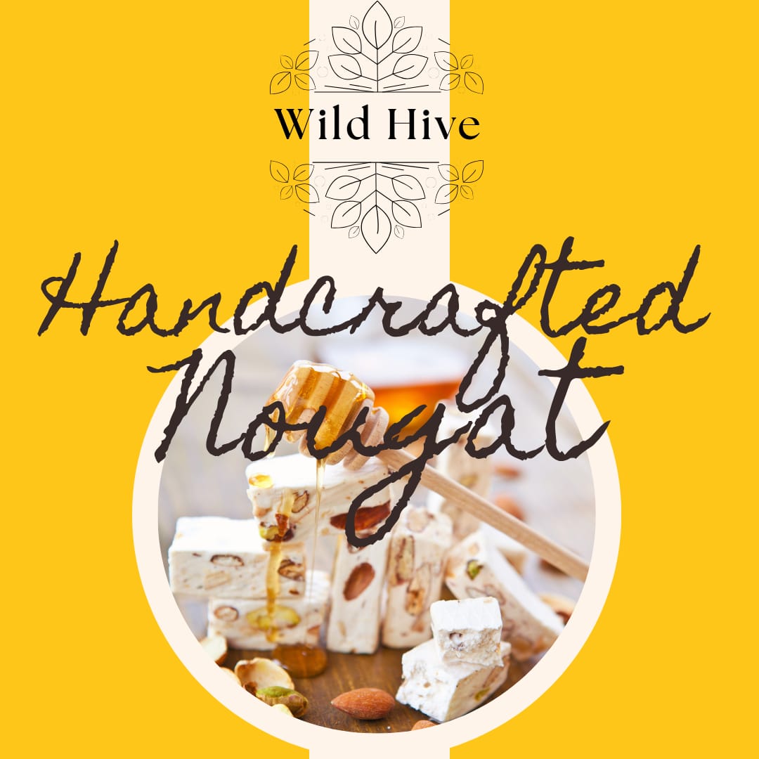 Wild Hive nougat branding